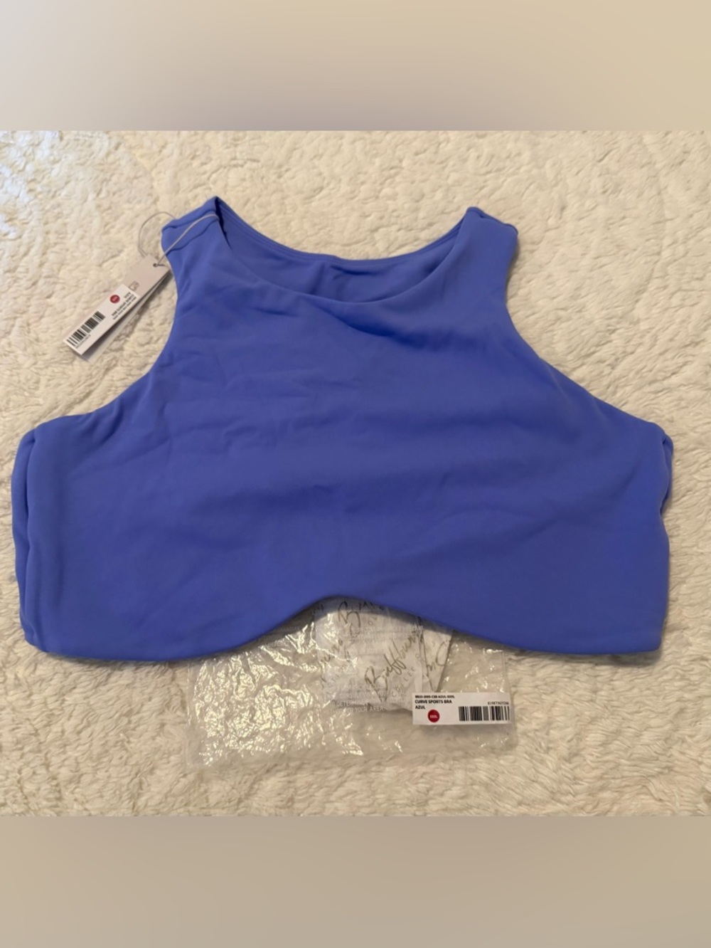 Buffbunny Curve Sports bra Azul XXXL - Picture 2 of 5